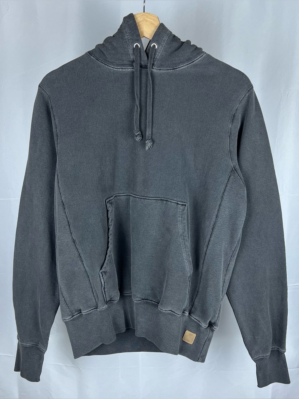Gustin Vintage Heavyweight Pullover Hoodie Men's US Size XS Gray Canada